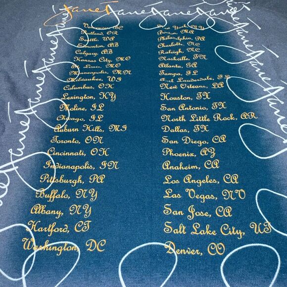 Vintage Janet Jackson Y2K Concert T-Shirt Giant Tag Extra Large - Picture 13 of 13